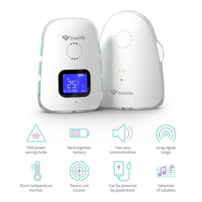 Monitor za bebe TRUELIFE NannyTone VM3, audio, do 800m