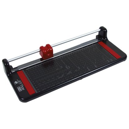 Stolni rezač za papir MOBIUS 63320000, rez 320mm, 6 listova, crni/crveni