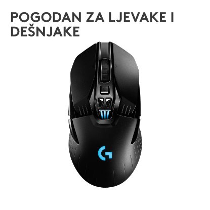Miš LOGITECH Gaming G903 Hero, bežični, 25600dpi, crni, USB