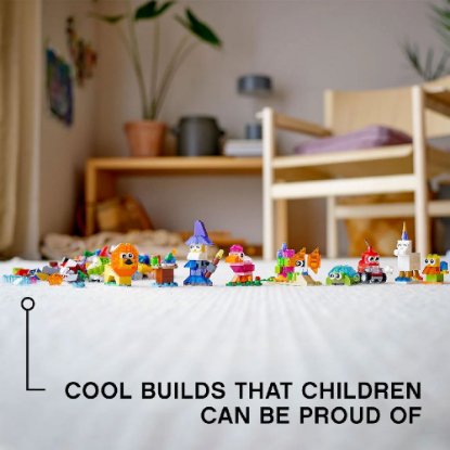 LEGO CLASSIC Kreativne prozirne kocke