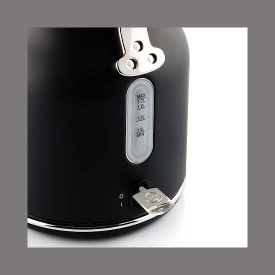 Kuhalo za vodu WESTINGHOUSE Retro, 2200W, 1,7l, crno