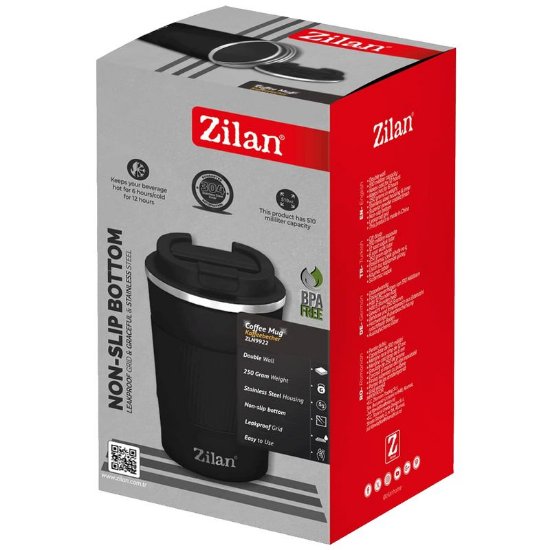 Termos šalica ZILAN ZLN9922, 0.5l, crna