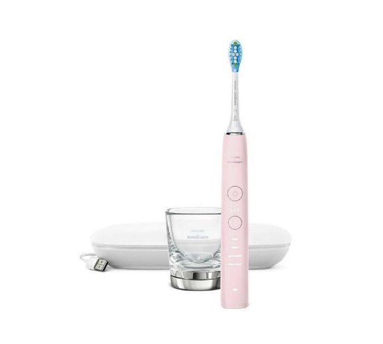 Električna četkica za zube PHILIPS HX9911/29, sonična, s aplikacijom, ružičasta