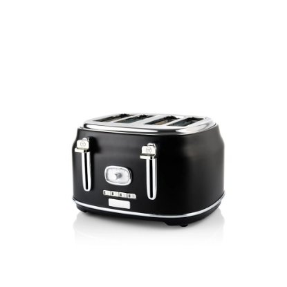 Toster WESTINGHOUSE Retro 4 Slice, 4 utora, 1750 W, crni