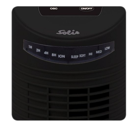 Ventilator SOLIS SOL 97097, stupni, 35 W, O 16 cm, crni