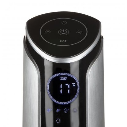 Ventilator DOMO DO8127, stupni, 45 W, 107 cm, daljinski, crno-srebrni