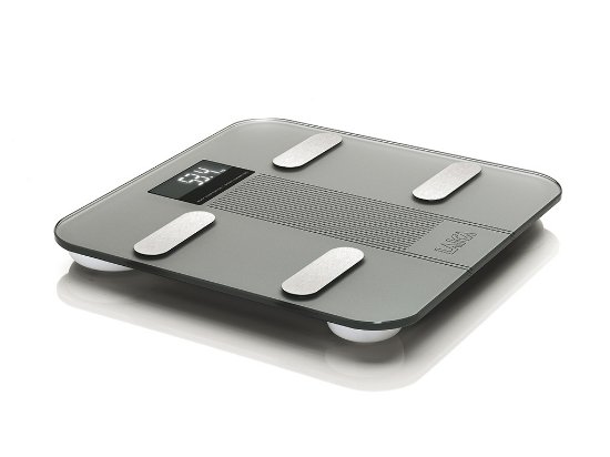 Osobna vaga LAICA PS7005, digitalna, 180 kg, Smart, BT, vaga koja mjeri kompoziciju tijela, srebrna
