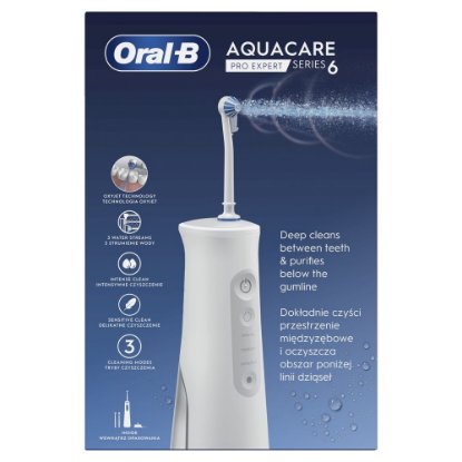 Oralni tuš ORAL-B Aqua Care 6 Pro Expert, bijeli