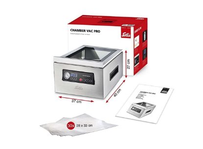 Aparat za vakumiranje SOLIS SOL 92231, 350 W, 4 super jake usisne pumpe do1,0 bar, inox