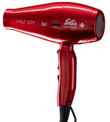 Sušilo za kosu SOLIS SOL 96817, profesionalno, brzo sušenje, 2200w, AC motor, crveno