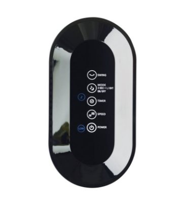 Ventilator SOLIS SOL 97050, stupni, 50 W, 24 o cm, crni