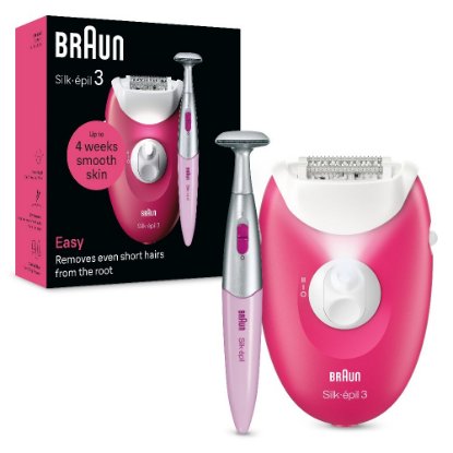 Epilator BRAUN SE3-202, Silk-epil, rozi