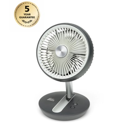 Ventilator SOLIS SOL 97001, prijenosni, sklopivi, USB, 5 W, 19 cm, sivi