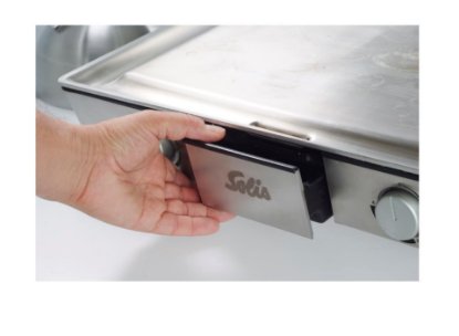 Roštilj električni SOLIS SOL 97928, 2x1000 W, 49x39 cm, inox