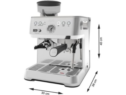 Aparat za kavu SOLIS Solis Grind & Infuse Perfetta 1019 - RVS Silver, espresso aparat, 16 bara, 2,6 l, inox