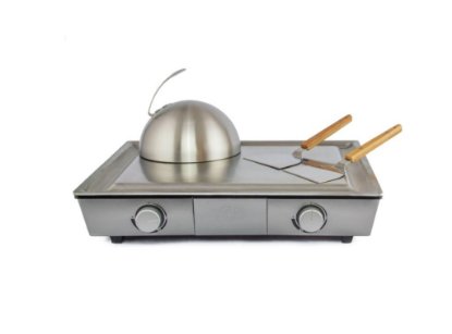 Roštilj električni SOLIS SOL 97928, 2x1000 W, 49x39 cm, inox