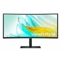 Gaming monitor 34" SAMSUNG ViewFinity S6 S65UC LS34C652UAUXEN, UWQHD, VA, 100Hz, 5ms, 350cd/m2, FreeSync, zakrivljeni, zvučnici, crni