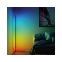 LED podna svjetiljka KSIX SmartLED, kutna, 140cm, 12W, 450 lumena, daljinski, WiFi