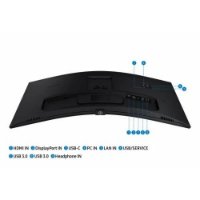 Gaming monitor 34" SAMSUNG ViewFinity S6 S65UC LS34C652UAUXEN, UWQHD, VA, 100Hz, 5ms, 350cd/m2, FreeSync, zakrivljeni, zvučnici, crni