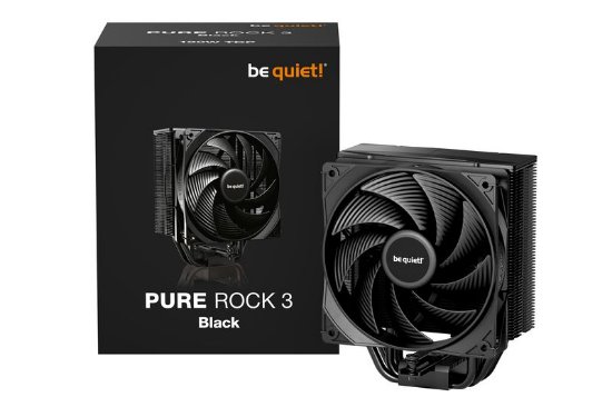 Cooler BE QUIET Pure Rock 3, za Intel i AMD, crni
