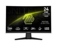 Gaming monitor 23.6" MSI MAG 244C, FHD, VA, 180Hz, 1ms, 250cd/m2, zakrivljeni, crni