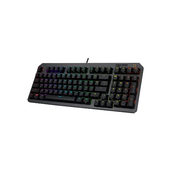 Tipkovnica ASUS TUF Gaming K3 Gen II, RGB, mehanička, optički switch, US Layout, crna, USB