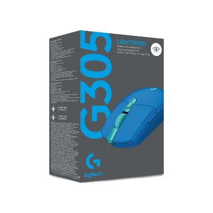 Miš LOGITECH Gaming G305 Lightspeed, bežični, optički, 12000dpi, plavi, USB