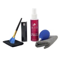 Sredstvo za čišćenje OCTIO S20, za čišćenje ekrana, 100ml, puhač zraka, rukavica, krpica, četkica