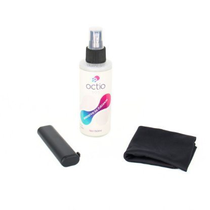 Sredstvo za čišćenje OCTIO S03, za ekrane, krpica, četkica, sprej, 150ml