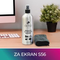 Sredstvo za čišćenje OCTIO S56, za ekrane, krpica, sprej, 500ml
