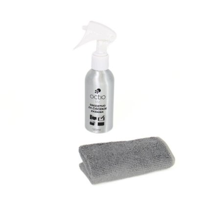 Sredstvo za čišćenje OCTIO S12, za ekrane, mikrofiber rukavica, sprej, 120ml