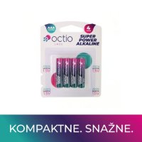 Baterije OCTIO LR03 AAA, 4 komada