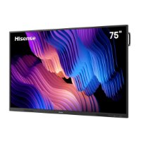 Interaktivna ploča HISENSE 75WE3FE, 75", 4K, integrirana kamera, Android, crna