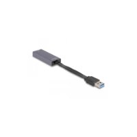 Mrežni adapter DELOCK, USB 3.0 na 2.5Gb LAN, slim, crni