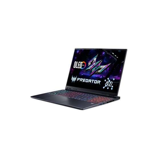Laptop ACER Predator Helios 16S AI OLED NH.QX7EX.00E / Core Ultra 9 275HX, 32GB, 1TB SSD, nVidia GeForce RTX 5070 Ti, 16" WQXGA 240Hz OLED, Windows 11, crni