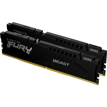 Memorija PC-48000, 32GB, KINGSTON Fury Beast KF560C30BBEK2-32, DDR5 6000MHz, EXPO, 2x16GB