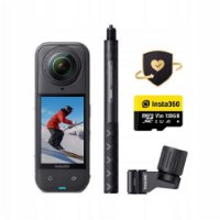 Sportska digitalna kamera INSTA360 X5, 8K, crna, Ski Bundle