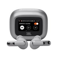 Slušalice JBL Live Beam 3, bežične, Bluetooth, ANC, in-ear, srebrne