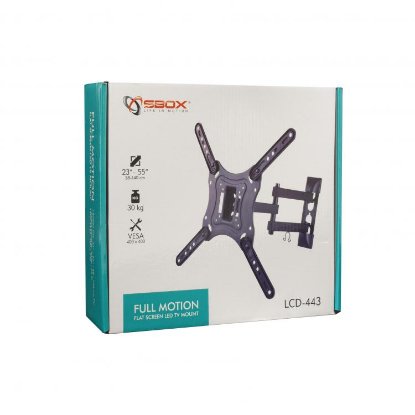 Nosač zidni za TV SBOX LCD-443, 23"-55", zglobni