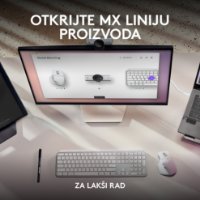 Web kamera LOGITECH MX Brio, 4K UHD, USB-C, svijetlo siva