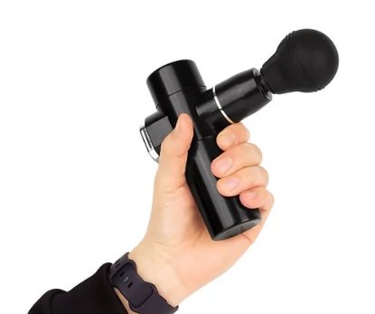 Uređaj za masažu SATZUMA MG-101, 4000 o/mim, 1200 mAh, USB, crni