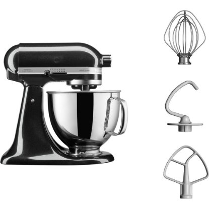Kuhinjski robot KITCHENAID 5KSM125EOB, 300 W, 4,8l, Onyx Black