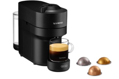 Aparat za kavu DE'LONGHI ENV 90.B Vertuo Pop, nespresso, 1260 W, 0,6 l, crni