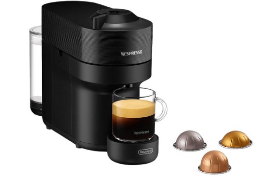 Aparat za kavu DE'LONGHI ENV 90.B Vertuo Pop, nespresso, 1260 W, 0,6 l, crni