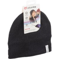Glazbena zimska kapa CELLULARLINE, crna