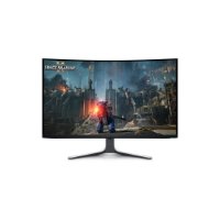Gaming monitor 32" DELL Alienware AW3225QF, 4K UHD, OLED, 240Hz, 0,03ms, 250cd/m2, G-Sync, zakrivljeni, crno-bijeli