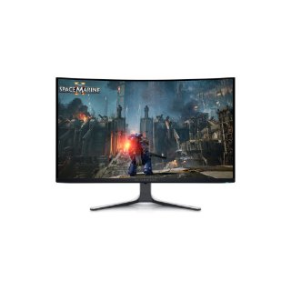 Gaming monitor 32" DELL Alienware AW3225QF, 4K UHD, OLED, 240Hz, 0,03ms, 250cd/m2, G-Sync, zakrivljeni, crno-bijeli
