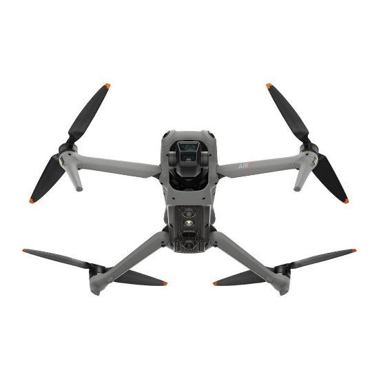 Dron DJI Air 3, 4K UHD kamera, 3-axis gimbal, vrijeme leta do 46min, upravljanje daljinskim upravljačem, sivi
