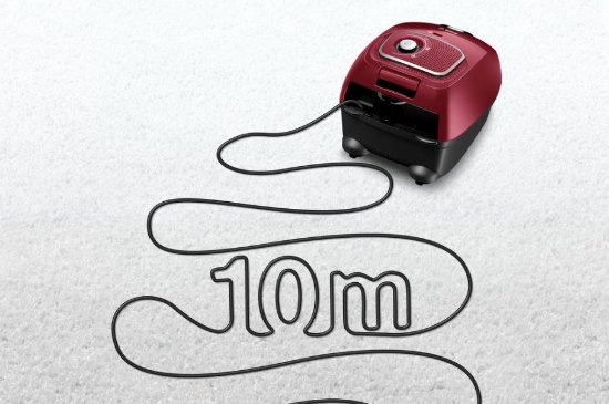 Usisavač BOSCH BGLS4X201, 600 W, s vrećicom, Serie 4, crveni