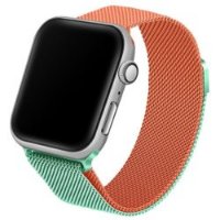 Zamjenski remen BELINE Steel za Apple Watch 38/40/41mm, zeleno-narančasti
